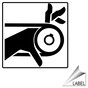 Entanglement Hazard Hand Symbol Label for Machine Safety LABEL_SYM_204_b