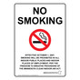 Minnesota No Smoking All Indoor Public Places Sign NHE-6926-Minnesota