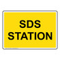 SDS Station Sign for Information NHE-17860