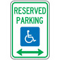 Reflective Federal MUTCD R7-8 Reserved Parking Sign CS849073
