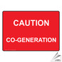 NEC Electrical Caution Co-Generation Label VLT-13313