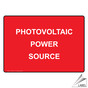 NEC Electrical Photovoltaic Power Source Label