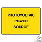 NEC Electrical Photovoltaic Power Source Label VLT-16260