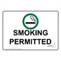 New Hampshire Smoking Permitted Sign NHE-6974-NewHampshire