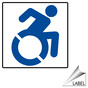 Dynamic Accessibility Symbol Label LABEL-SYM-73R-b