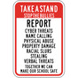 Take A Stand Stop The Bullies Sign PKE-14482