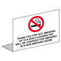 Thank You For Not Smoking $250 Cleaning Fee Sign NHE-18327