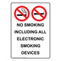 Portrait No Smoking Including All Sign With Symbol NHEP-39027