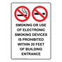 Portrait Smoking Or Use Of Electronic Sign With Symbol NHEP-39063