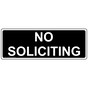 No Soliciting Label for No Soliciting / Trespass NHE-16932