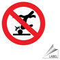No Diving Symbol Label for Recreation LABEL_PROHIB_66_b