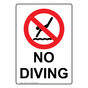 No Diving Sign for Recreation NHEP-9417