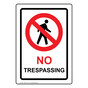 No Trespassing Sign for No Soliciting / Trespass TRE-13613