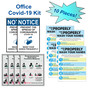 10-Piece COVID-19 Office Sign and Poster Kit CS691370