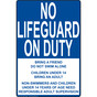 Oregon No Lifeguard On Duty Bring A Friend Sign NHE-15306-Oregon