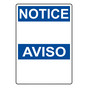 English + Spanish OSHA NOTICE Sign ONB-P_BLANK