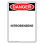 Portrait OSHA DANGER Nitrobenzene Sign ODEP-38621