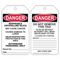 OSHA DANGER Respirable Crystalline Silica Do Not Remove This Tag! Safety Tag CS670766