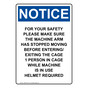 Portrait OSHA NOTICE For Your Safety Please Make Sure Sign ONEP-36130