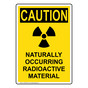 Portrait OSHA CAUTION Naturally Occurring Sign With Symbol OCEP-8276
