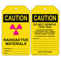 OSHA CAUTION Radioactive Materials Material I.D. Safety Tag CS509922