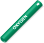 Coiled White-on-Green Oxygen Pipe Marker CS153285