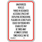 Unauthorized Vehicles May Be Towed Sign PKE-22635