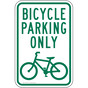 Bicycle Parking Only Sign for Parking Control PKE-13891