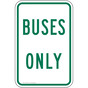 Buses Only Sign for Parking Control
