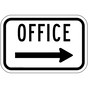 Office With Right Arrow Sign for Office PKE-22345