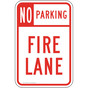 Fire Lane Sign for Parking Control PKE-21200