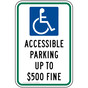 Portrait West Virginia Accessible Parking Reflective Sign With Symbol PKE-37585-WV