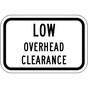 Low Overhead Clearance Sign for Parking Control PKE-21610