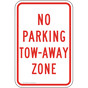 Tow Away Zone Sign for Parking Control PKE-20190