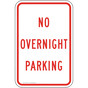 No Overnight Parking Sign for Parking Control PKE-21440