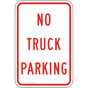 No Truck Parking Sign for Parking Control PKE-22315