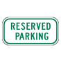 Reflective Reserved Parking Sign CS948390