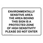 Environmentally Sensitive Area The Area Behind Sign NHE-33427