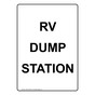 Portrait RV DUMP STATION Sign NHEP-50540