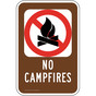 No Campfires Sign for Recreation PKE-16869