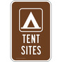 Tent Sites Sign for Recreation PKE-16891