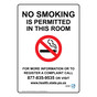 Pennsylvania No Smoking In This Room Sign NHE-7876-Pennsylvania