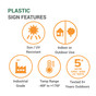 Plastic Sign Features