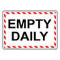 Empty Daily Sign NHE-34374_WRSTR