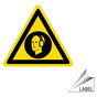 Hearing Protection Symbol Label for PPE