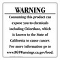 California Prop 65 Food Warning Sign CAWE-40697