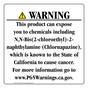 California Prop 65 Consumer Product Warning Sign CAWE-42736