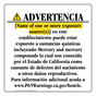 Spanish California Prop 65 Hotel Warning Sign CAWS-40053