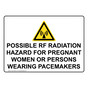 Possible RF Radiation Hazard For Sign With Symbol NHE-33232