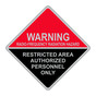 Warning Radio Frequency Radiation Hazard Sign RF-0012